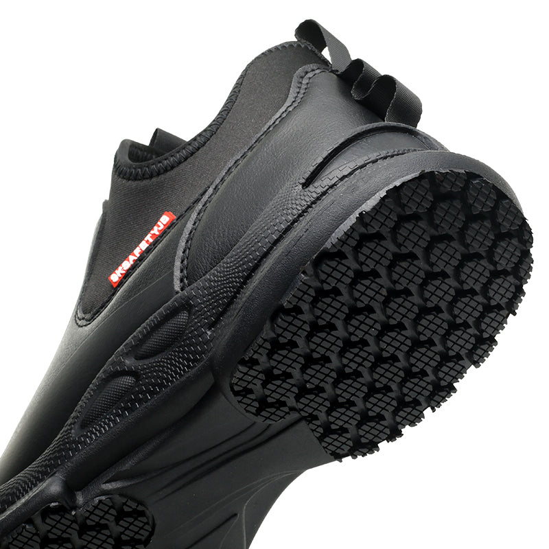 Desai working shoes Chef shoes waterproof comfortable anti slip shoes for men Food Service Chef Kitchen Non Slip Work Shoes Slip On Water Resistant  SF926