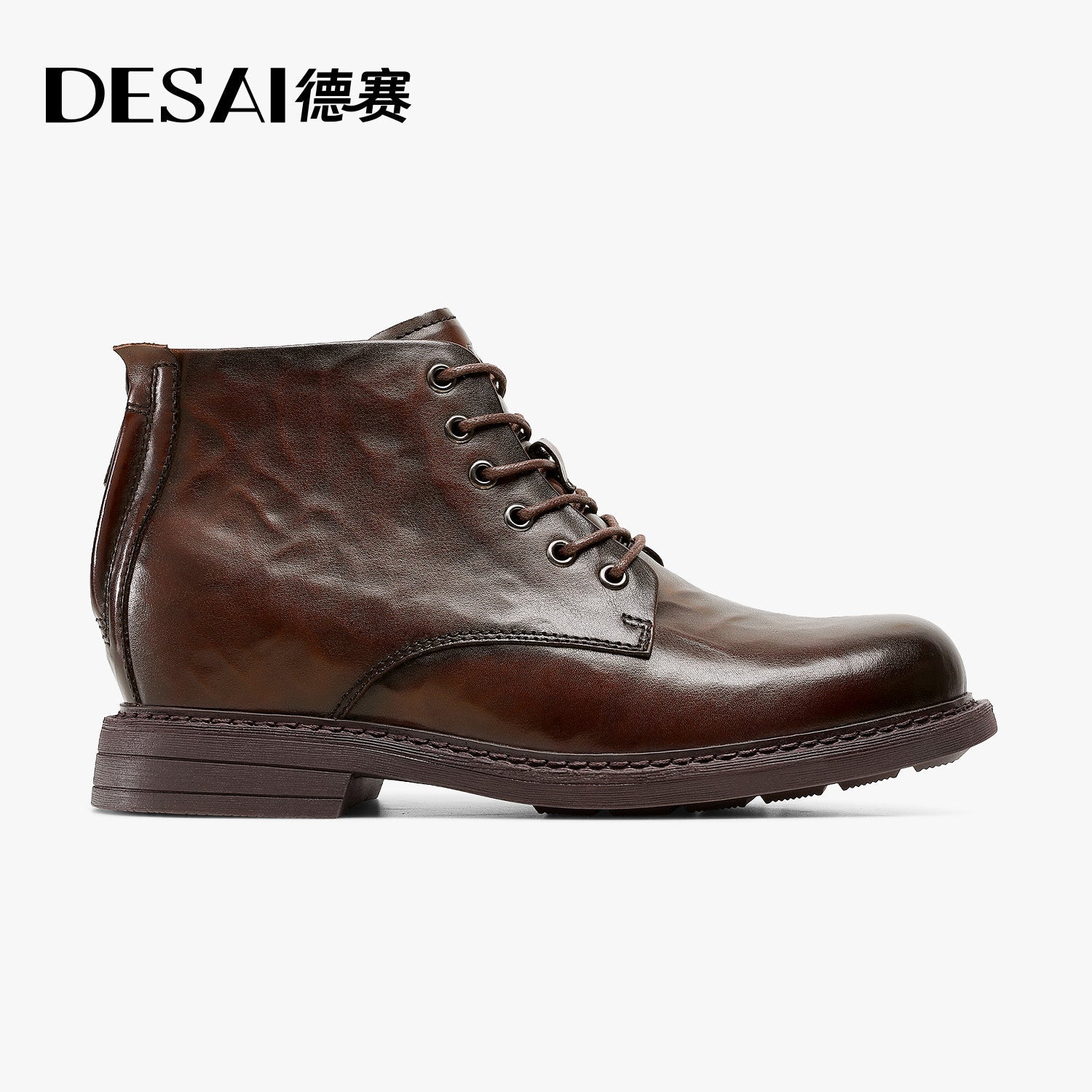 Desai Men's zipper Business leather British Style Men's leather Shoes Boots Men's Boots DS6518HZ