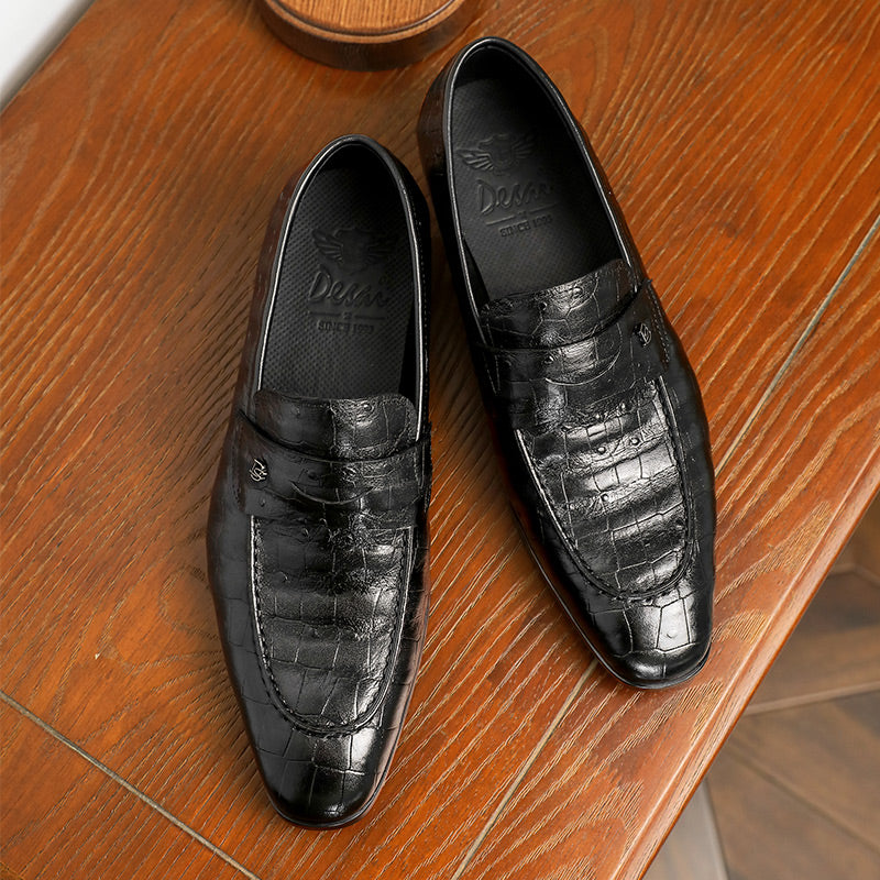 Sapato Loafer Desai Royal Croco