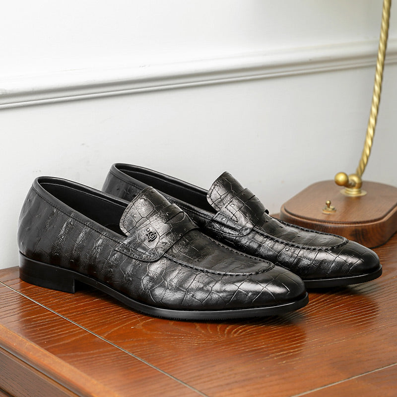 Sapato Loafer Desai Royal Croco
