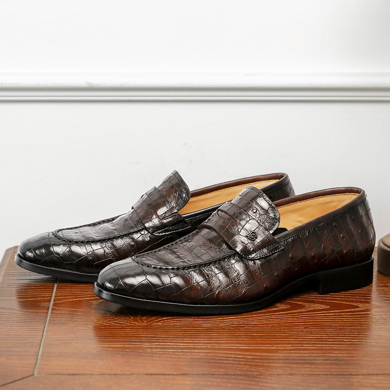 Sapato Loafer Desai Royal Croco