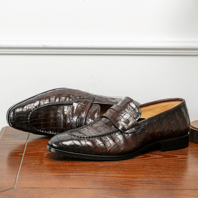 Sapato Loafer Desai Royal Croco
