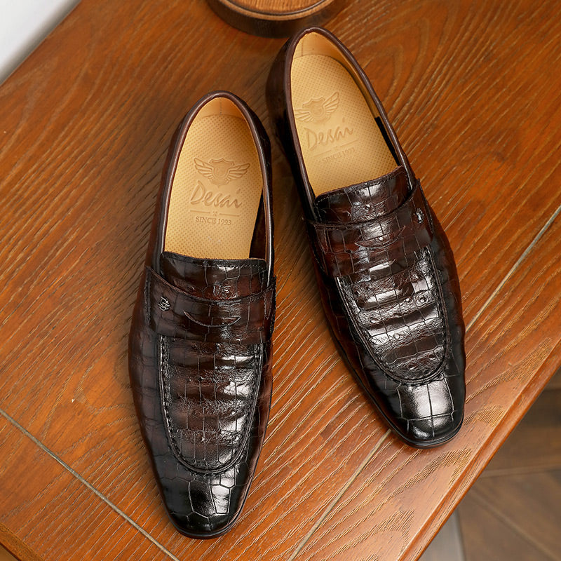 Sapato Loafer Desai Royal Croco
