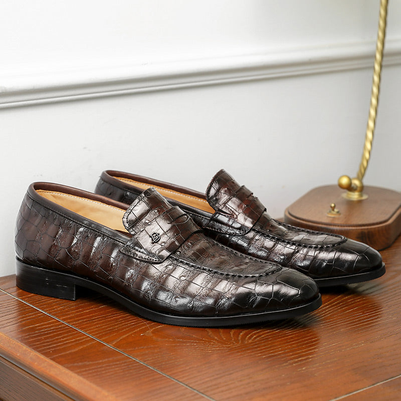 Sapato Loafer Desai Royal Croco