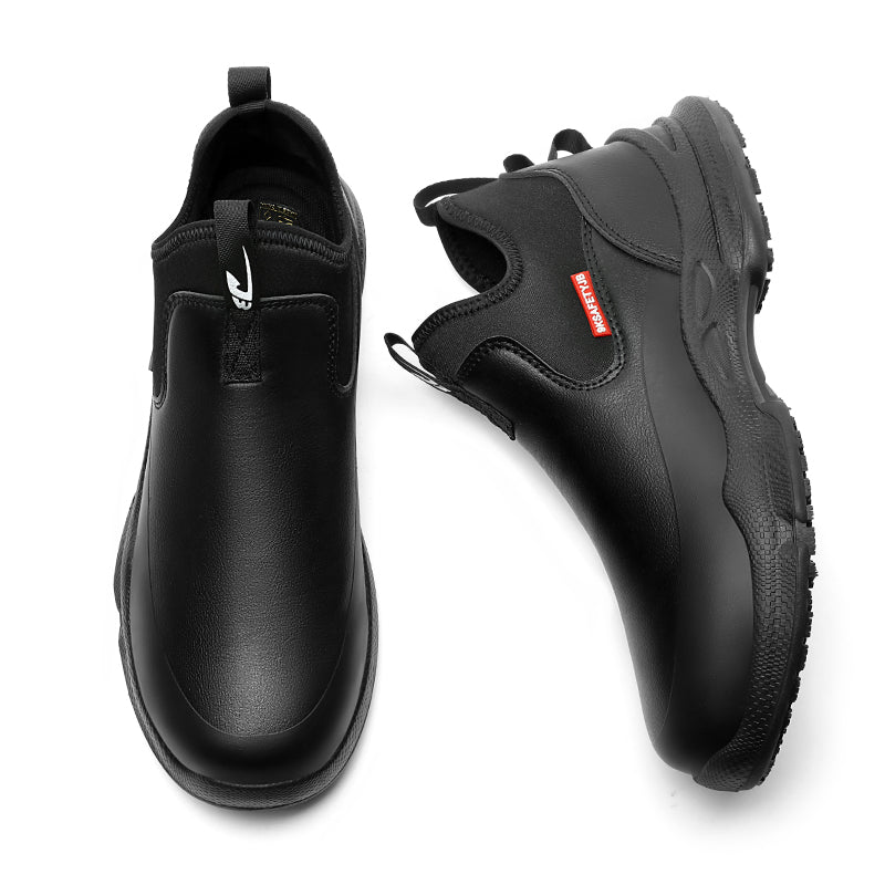Desai working shoes Chef shoes waterproof comfortable anti slip shoes for men Food Service Chef Kitchen Non Slip Work Shoes Slip On Water Resistant  SF926